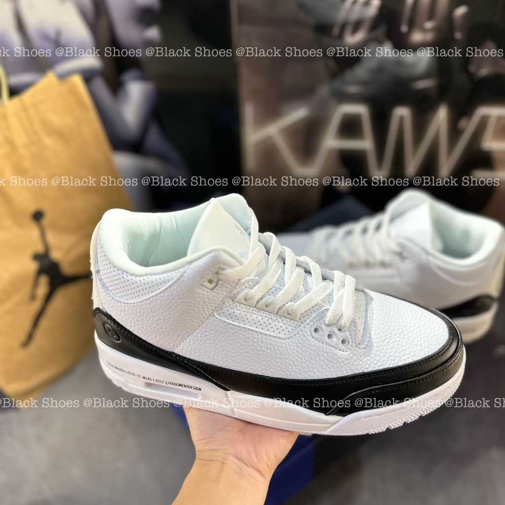 Giày Thể Thao JD 3 Fragment Retro SP 'White' DA3595-1000 Giày Bóng Rỗ