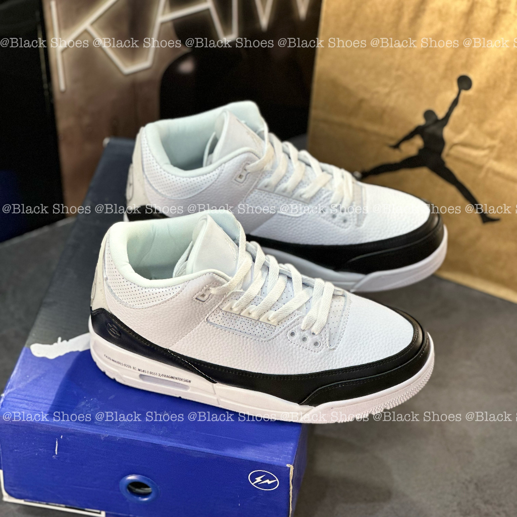 Giày Thể Thao JD 3 Fragment Retro SP 'White' DA3595-1000 Giày Bóng Rỗ