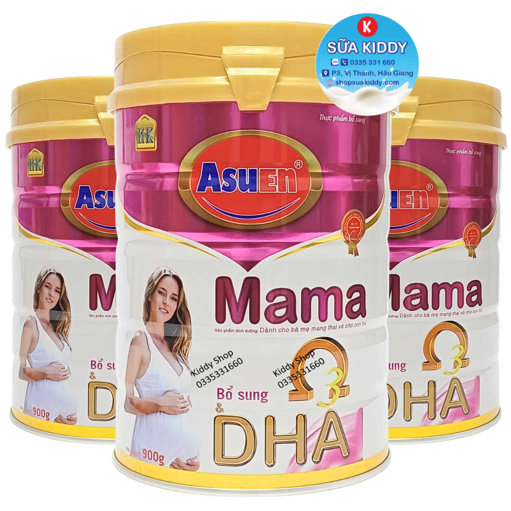 Sữa bầu Asuen Mama 900g dành cho bà mẹ mang thai và cho con bú (date luôn mới)
