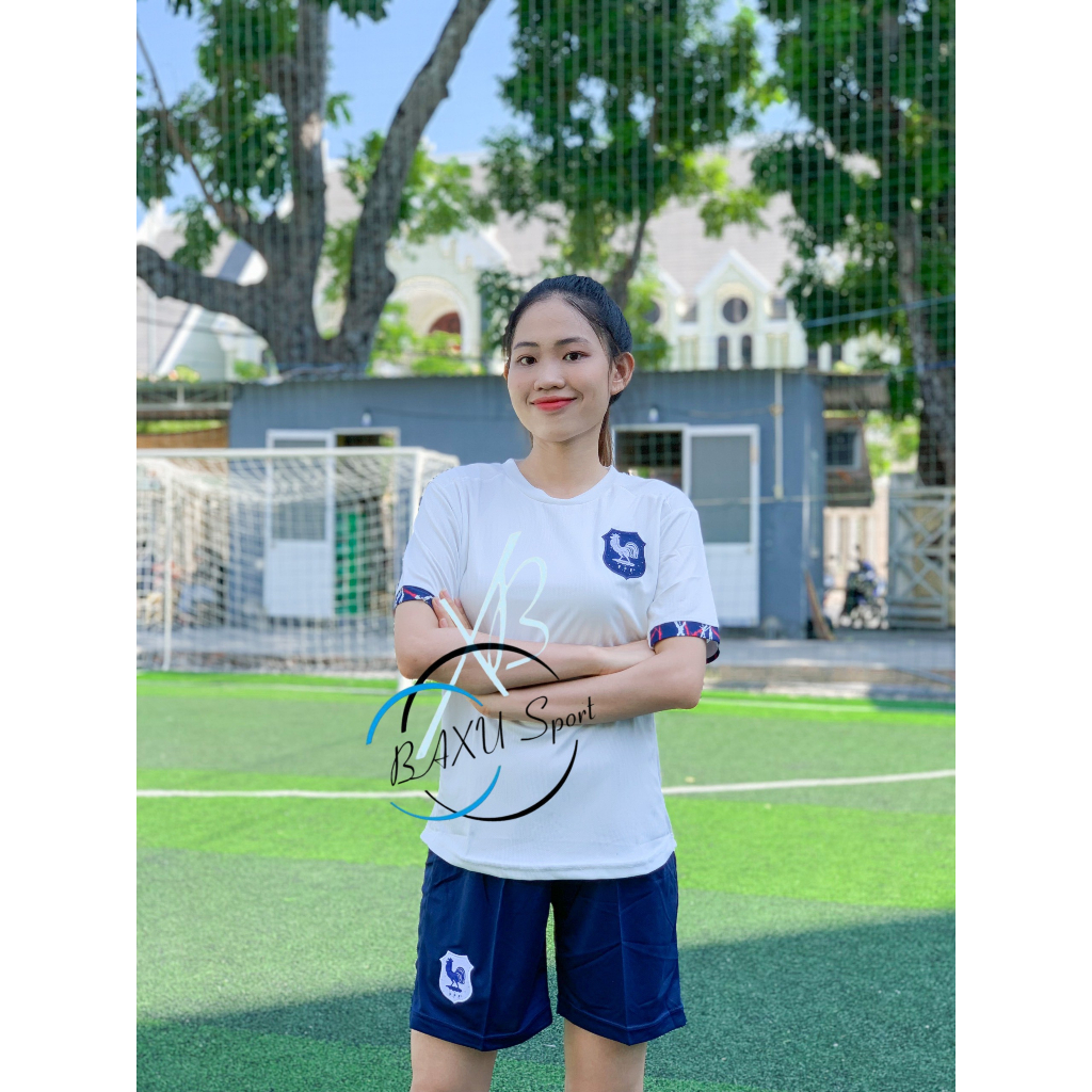 ÁO BÓNG ĐÁ TUYỂN PHÁP TRẮNG MÈ CAO CẤP 2024 - BỘ QUẦN ÁO BÓNG ĐÁ TUYỂN PHÁP TRẮNG MẪU THẬT #BAXUSPORT