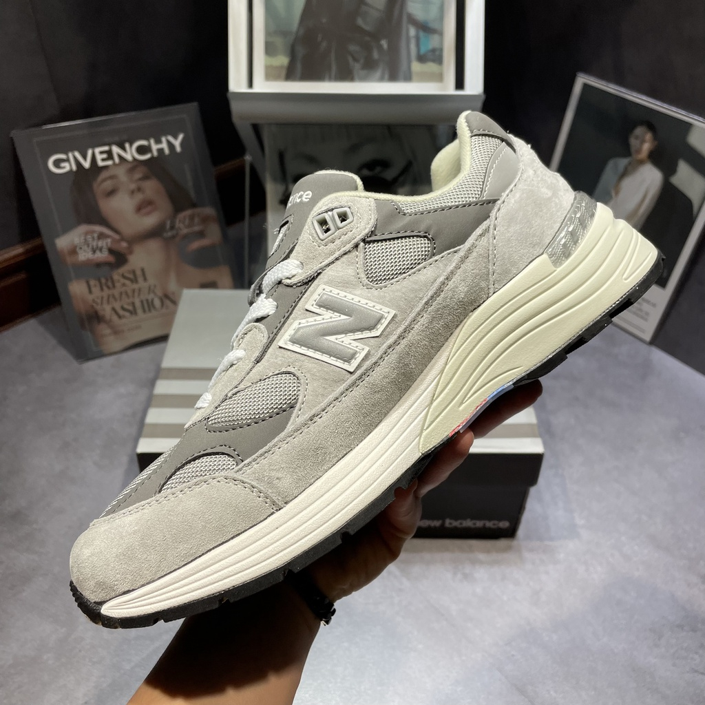 Giày Thể Thao Nam Nữ NB 992, Giày NB 992 Xám Cao Cấp