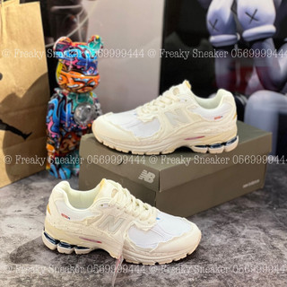 Giày thể thao new balance 2002r 'protection pack sea salt' m2002rdc, giày sneaker nb 2002r sea salt màu trắng kem cream