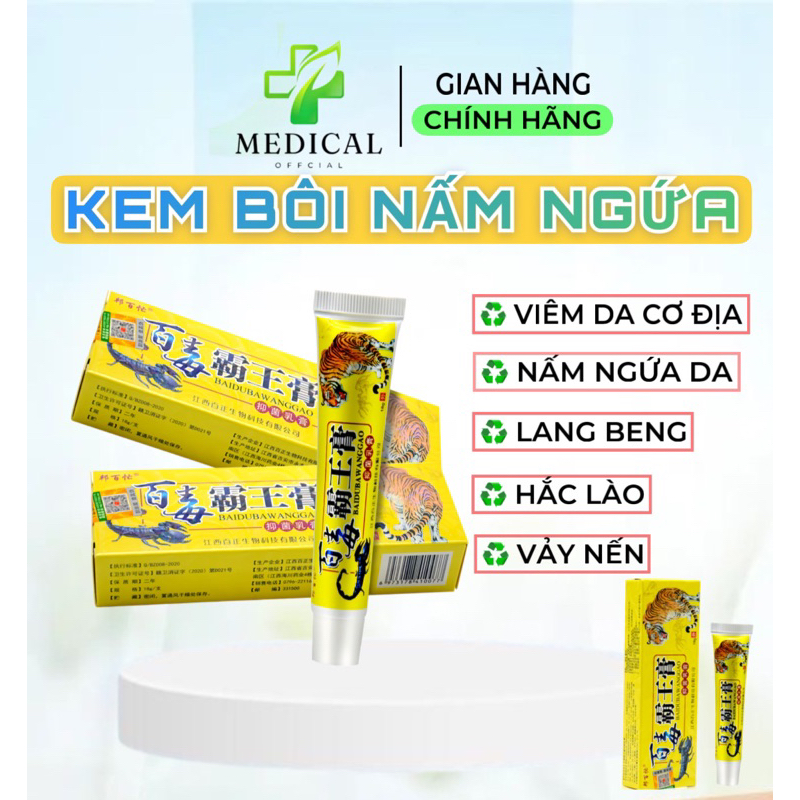 Kem bôi hắc lào, nấm ngứa, viêm da dị ứng, vẩy nến..Chiết xuất từ thảo mộc tự nhiên chính hãng 100%