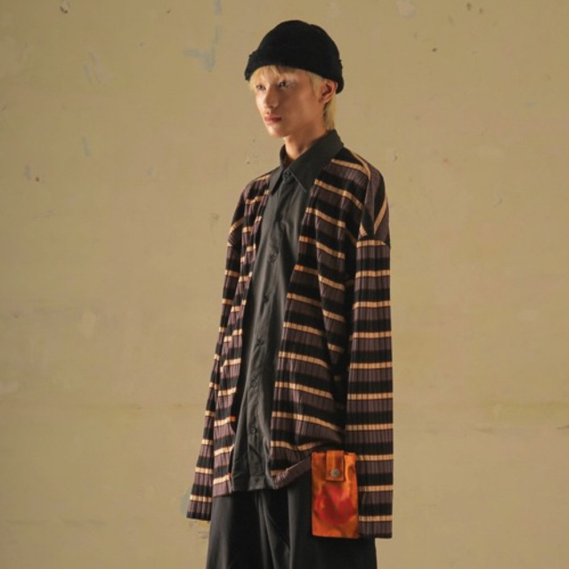 CARDIGAN PHỐI SƠ MI - HALF-BREED 67%