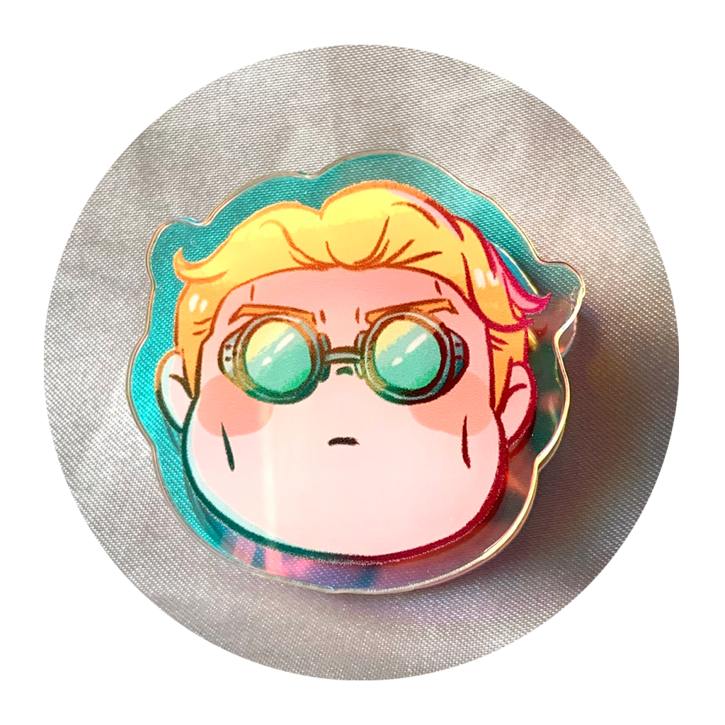 Kẹp Acrylic viền Holo Nanami Kento