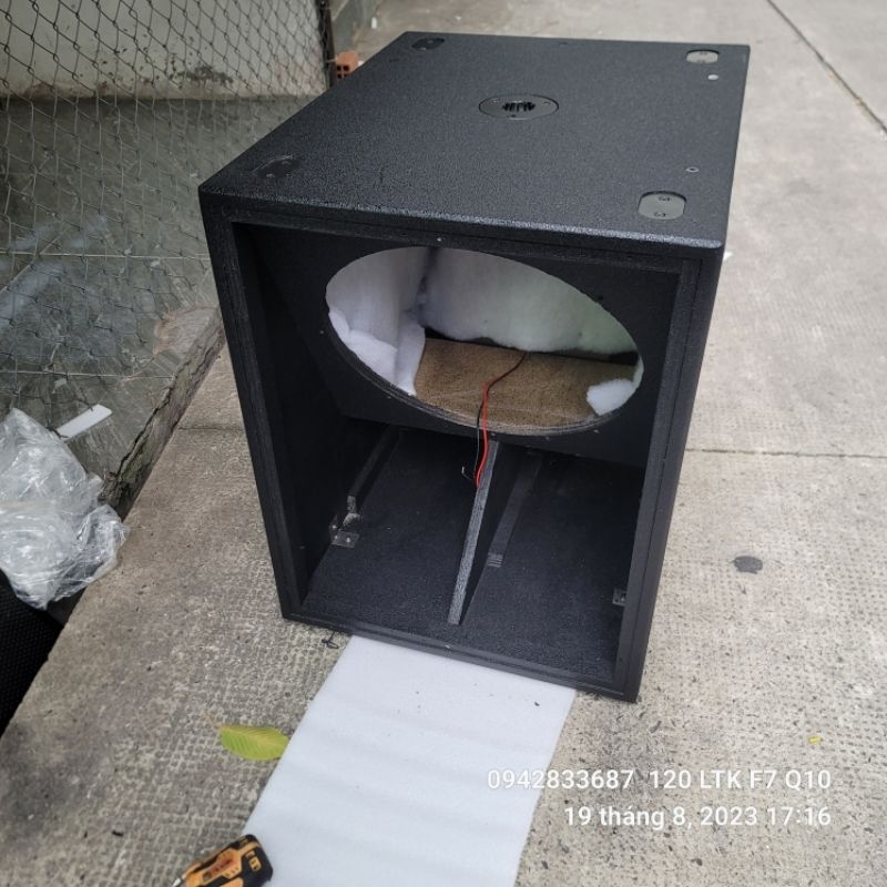 Vỏ Thùng Loa Sub Điện Ván Ép Kích Thước Mạch 27x29
