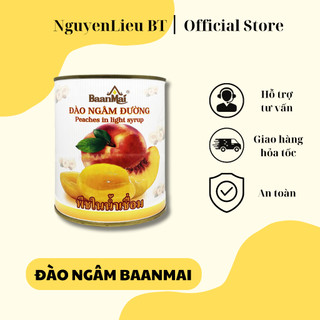 Đào ngâm nước đường ban mai - lon 820gr