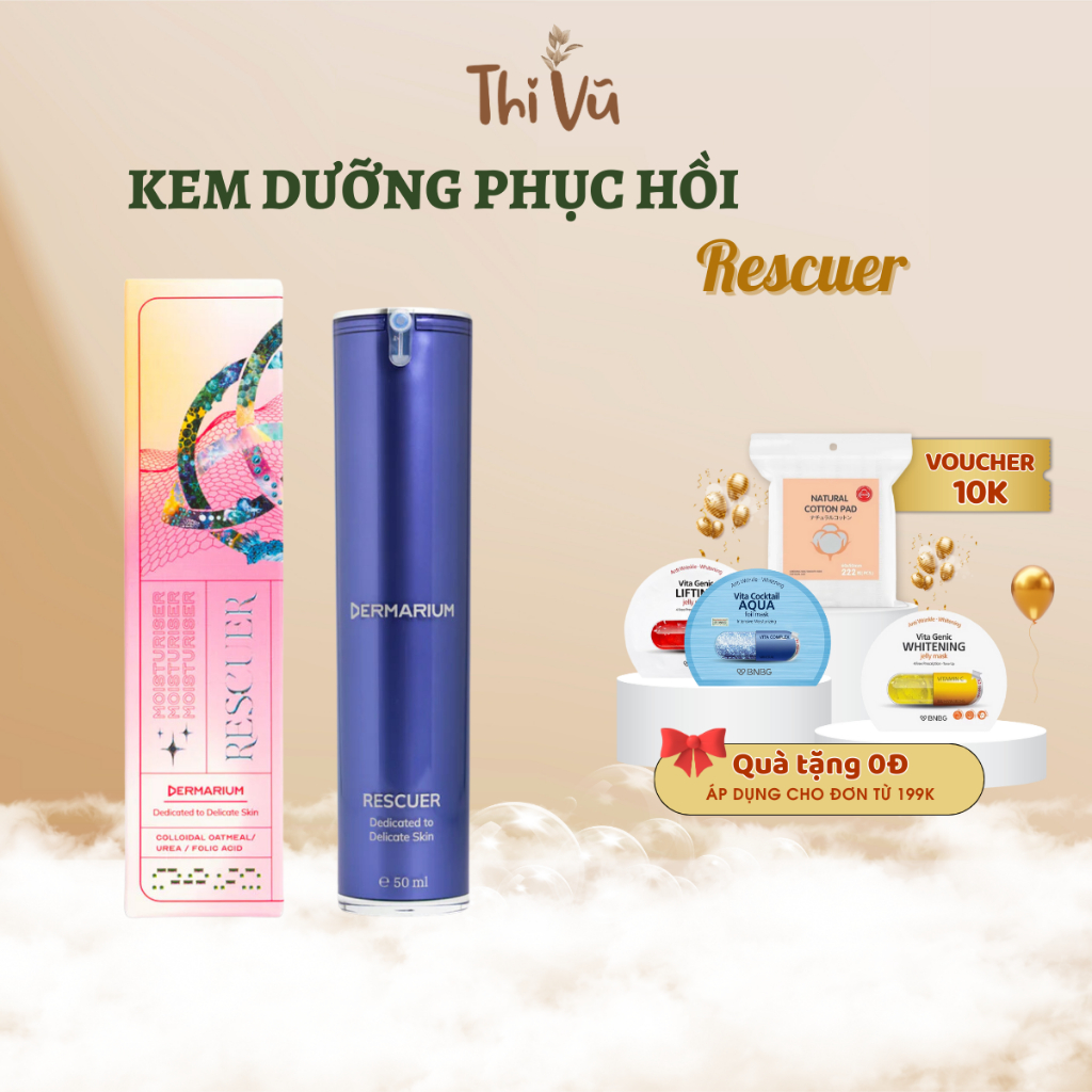 Dermarium Rescuer - Kem dưỡng phục hồi 50g