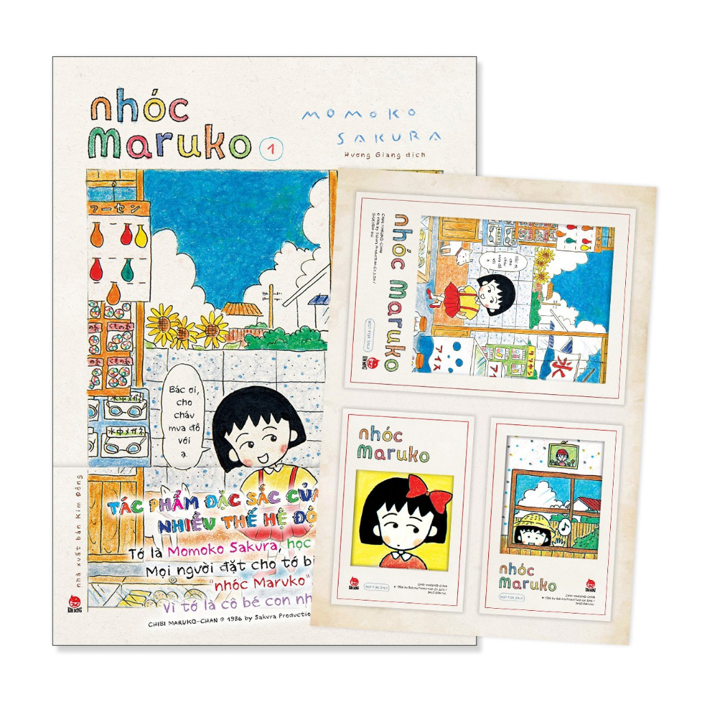 Truyện Tranh - Nhóc Maruko - Tập 1 - Tặng Kèm Obi + Set Card