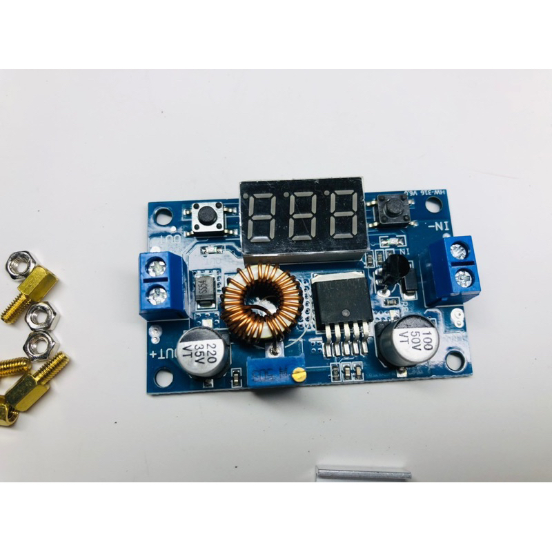 Module hạ áp XL4015 5A 75W DC-DC có đèn LED chuyên dụng