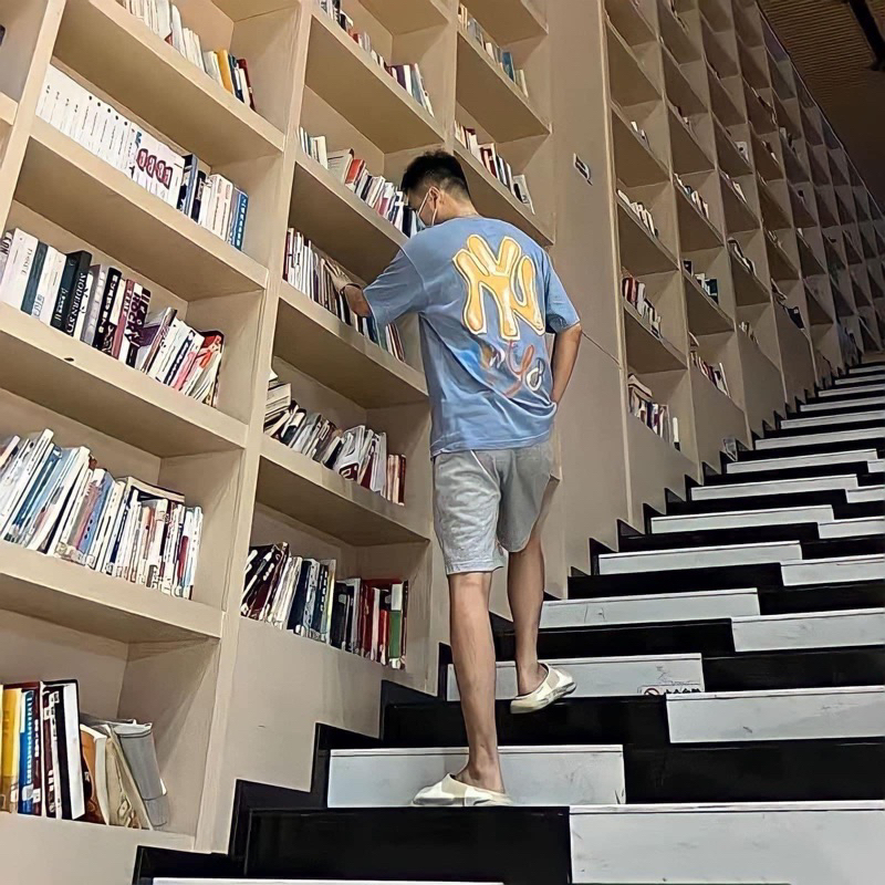 Áo thun New Era NewYork LA logo in Unisex nam nữ vải mịn Hàn Quốc