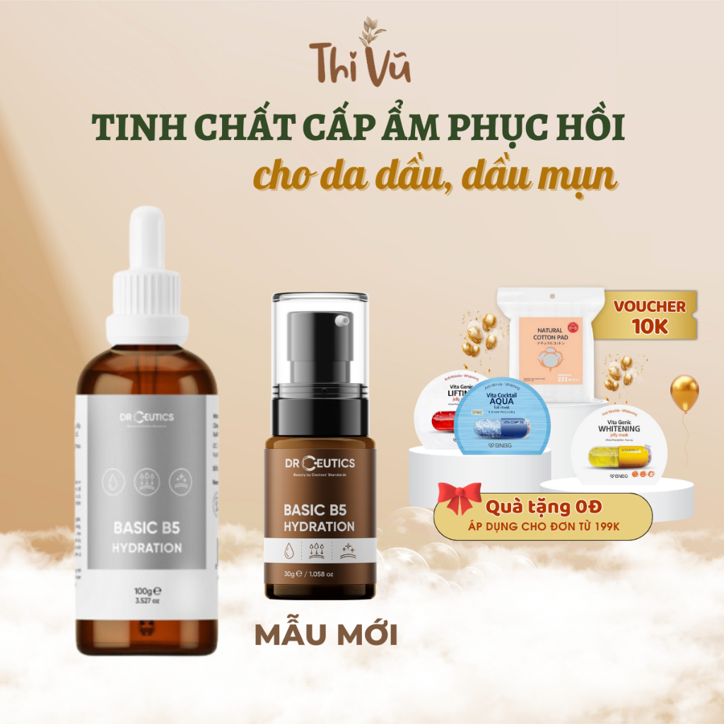 Tinh chất Serum B5 DrCeutics cấp ẩm phục hồi da chống lão hóa 30ml 100ml - Thi Vũ