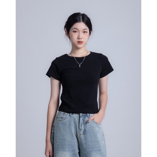 Áo thun tay ngắn dáng basic Baby Tee TOP