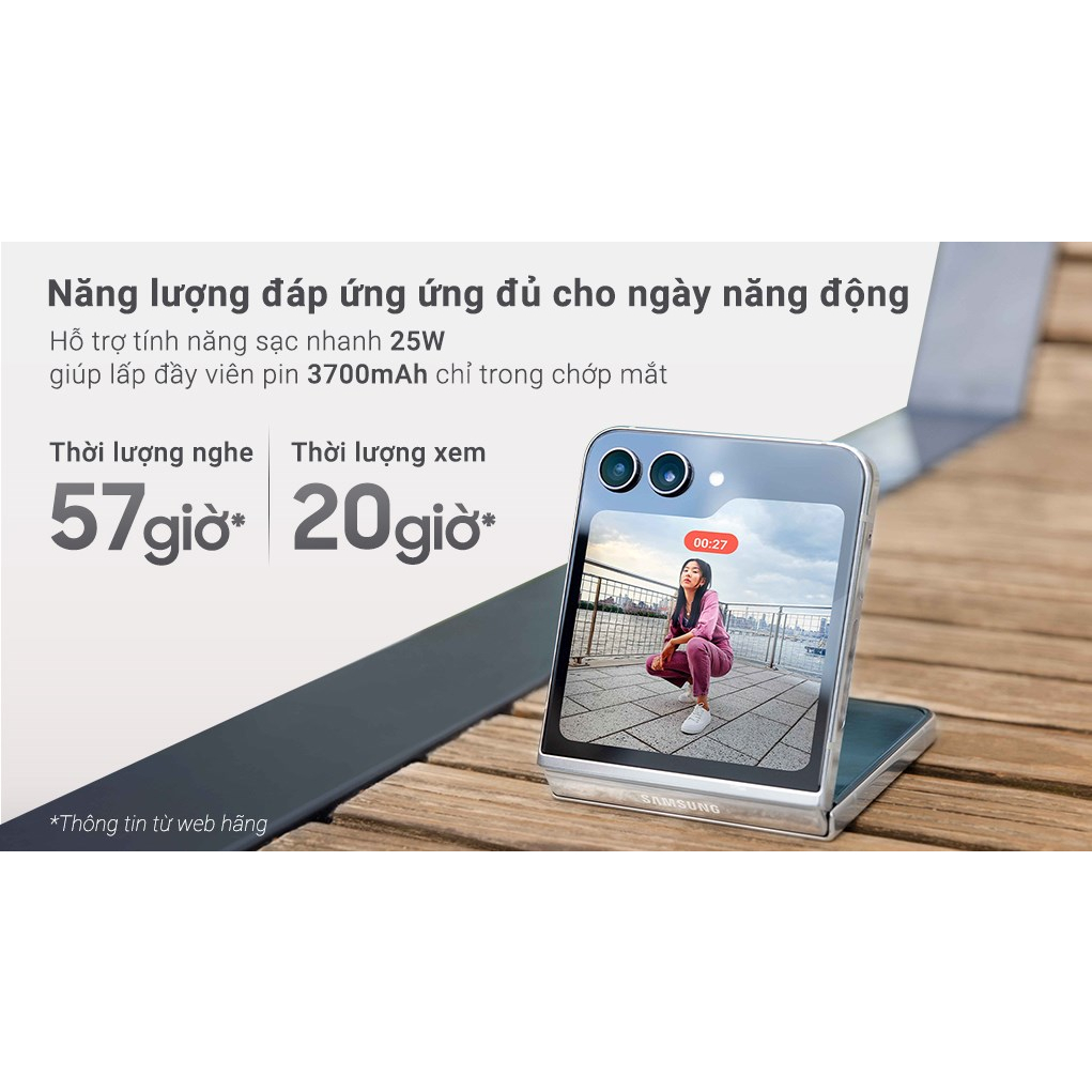 Điện thoại Samsung Galaxy Z Flip5 5G 256GB