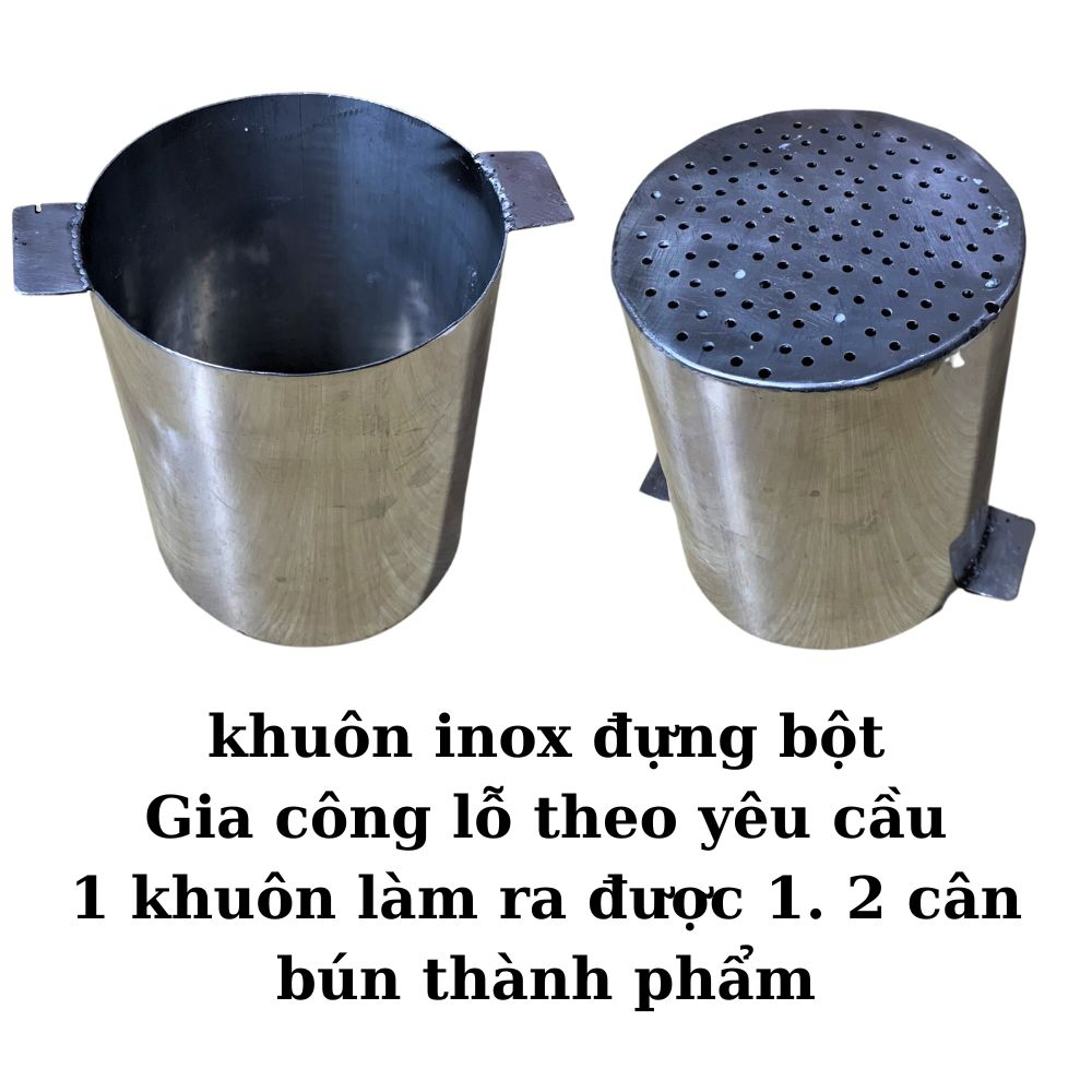 Khuôn làm bún tươi inox chống gỉ, khuôn ép bún tự làm tiện ích