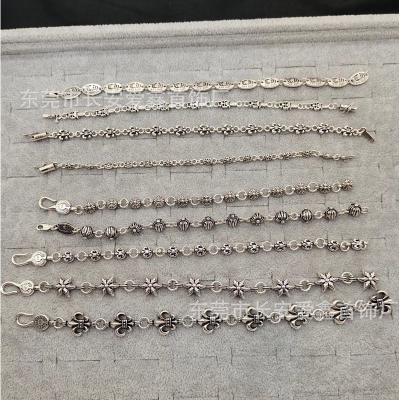 ⚡️ORDER⚡️VÒNG TAY CHROME HEART Bản Nhỏ CH- Lắc tay Chrome heart Nhỏ Nữ CH-Chrome heart bracelet