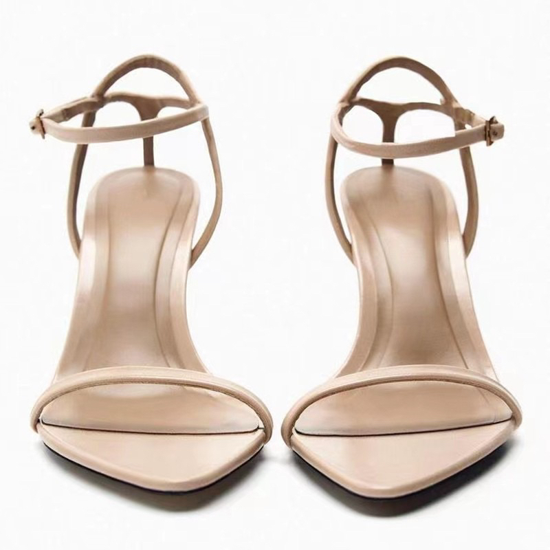 Giày sandal dây mãnh mũi nhọn zaraa đơn giản