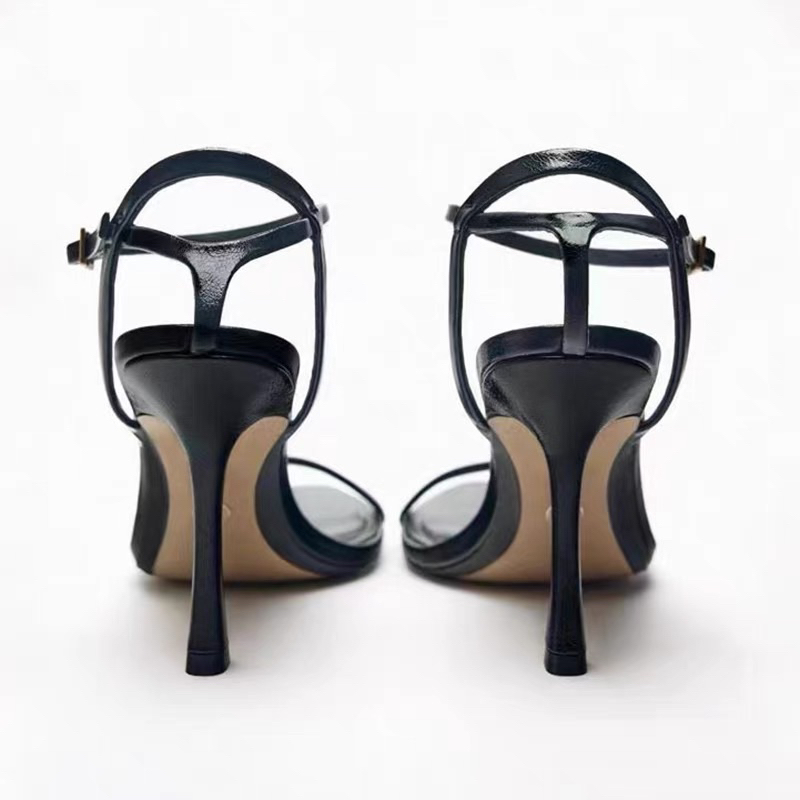 Giày sandal dây mãnh mũi nhọn zaraa đơn giản