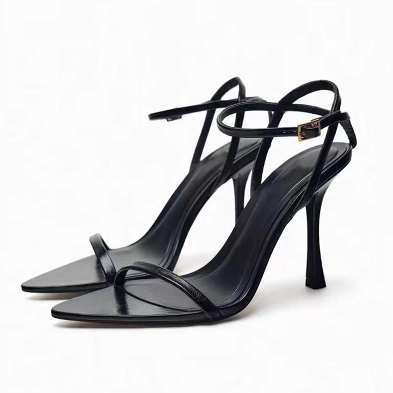 Giày sandal dây mãnh mũi nhọn zaraa đơn giản