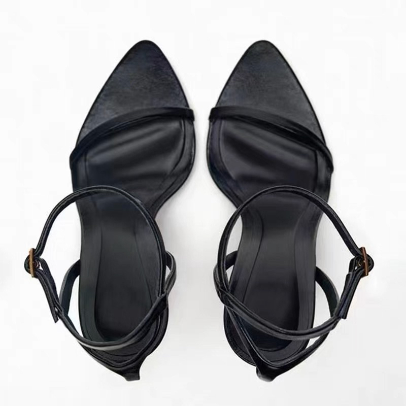 Giày sandal dây mãnh mũi nhọn zaraa đơn giản