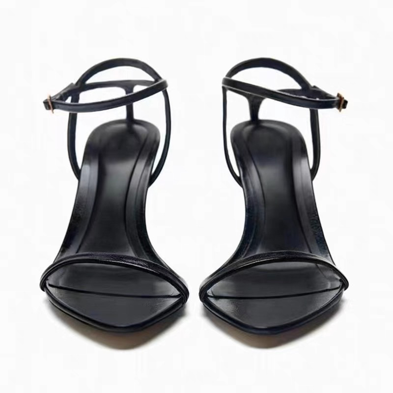 Giày sandal dây mãnh mũi nhọn zaraa đơn giản