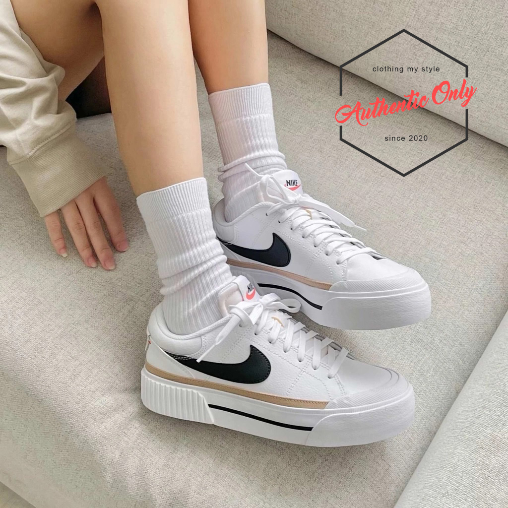 Giày Nike Court Legacy Lift Đế Cao - DM7590-100,FD0355-133