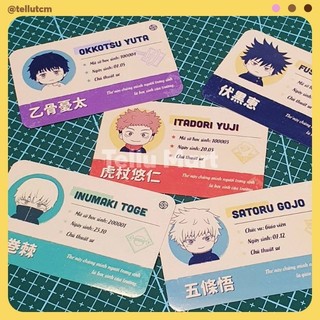 Thẻ Bài ID Card Jujutsu Kaisen Retro Collection