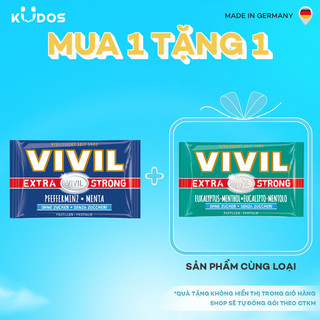 Kẹo Ngậm Không Đường Hương Bạc Hà - Vivil Extra Strong Peppermint Sugar Free