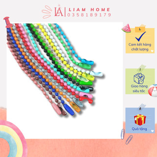 Set 10 dây bi làm móc chìa khoá màu pastel