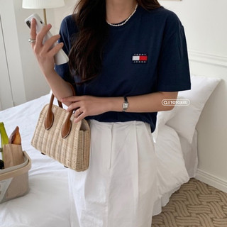 Áo thun TommyJean Patch Logo Chính Hãng