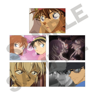 Postcard Conan Ayumi Haibara Gin Vermouth Amuro Akai