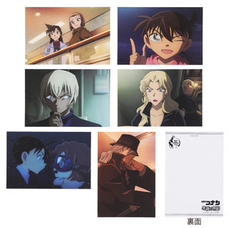 Postcard Conan Haibara Sherry Ran Vermouth Gin Amuro giới hạn tại Conan Plaz