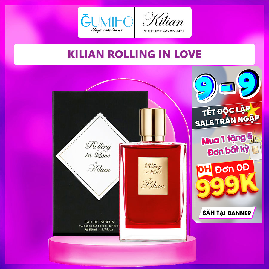 Nước hoa nam nữ Unisex Kilian Rolling in Love EDP Sang trọng, Quyến rũ, Kiêu kỳ - Gumiho Perfume