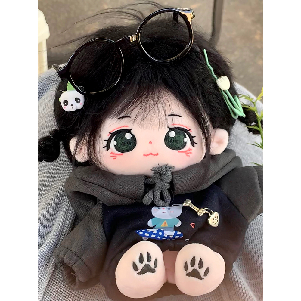 Búp bê tóc tơ thuộc tính Panda Trúc Hoán Sư tỉ và Sanh Sanh Sư muội 20cm