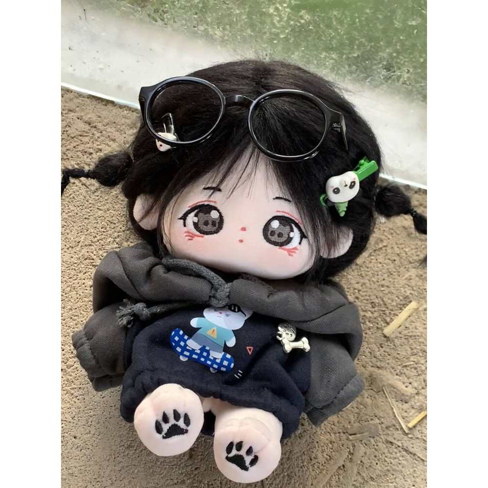 Búp bê tóc tơ thuộc tính Panda Trúc Hoán Sư tỉ và Sanh Sanh Sư muội 20cm