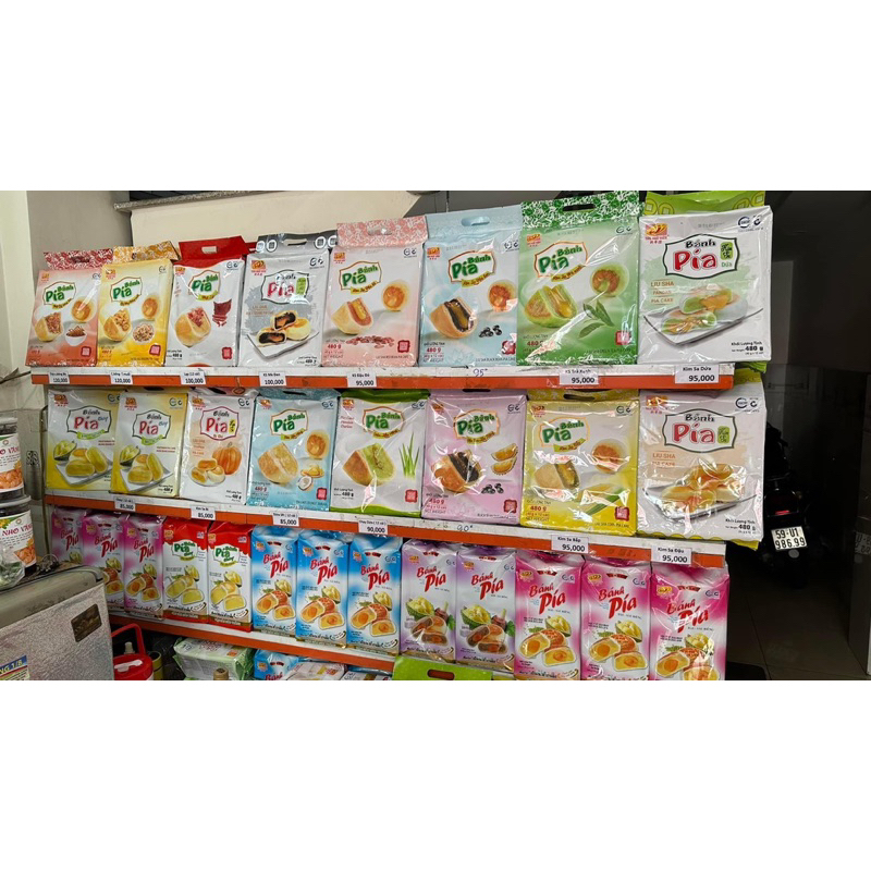 ComBo 12 Bánh 12 Vị Kim Sa Trứng Muối Tân Huê Viên Date Mới