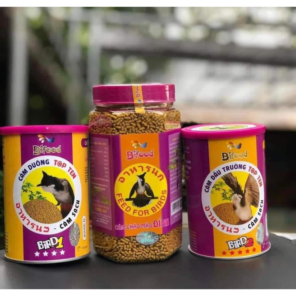 Cám chim chào mào Bifood thức ăn chào mào đỉnh, cám dưỡng, cám đấu giúp chim hót hay, khỏe mạnh dẻo dai hủ 500gr