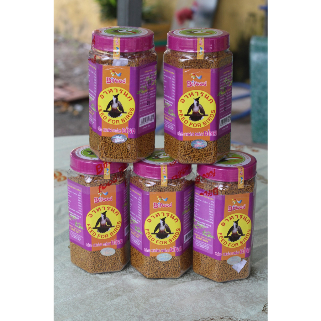 Cám chim chào mào Bifood thức ăn chào mào đỉnh, cám dưỡng, cám đấu giúp chim hót hay, khỏe mạnh dẻo dai hủ 500gr