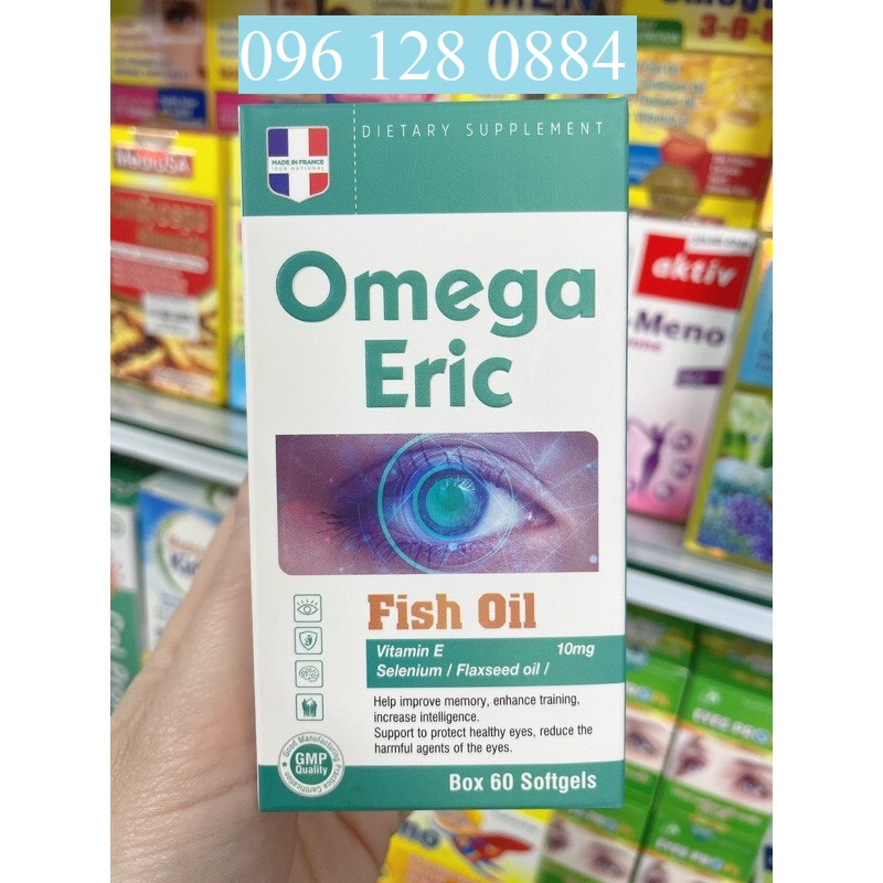 OMEGA ERIC - HỖ TRỢ TIM MẠCH VÀ NÃO BỘ, GIÚP CẢI THIỆN TRÍ NHỚ, TĂNG TRÍ THÔNG MINH