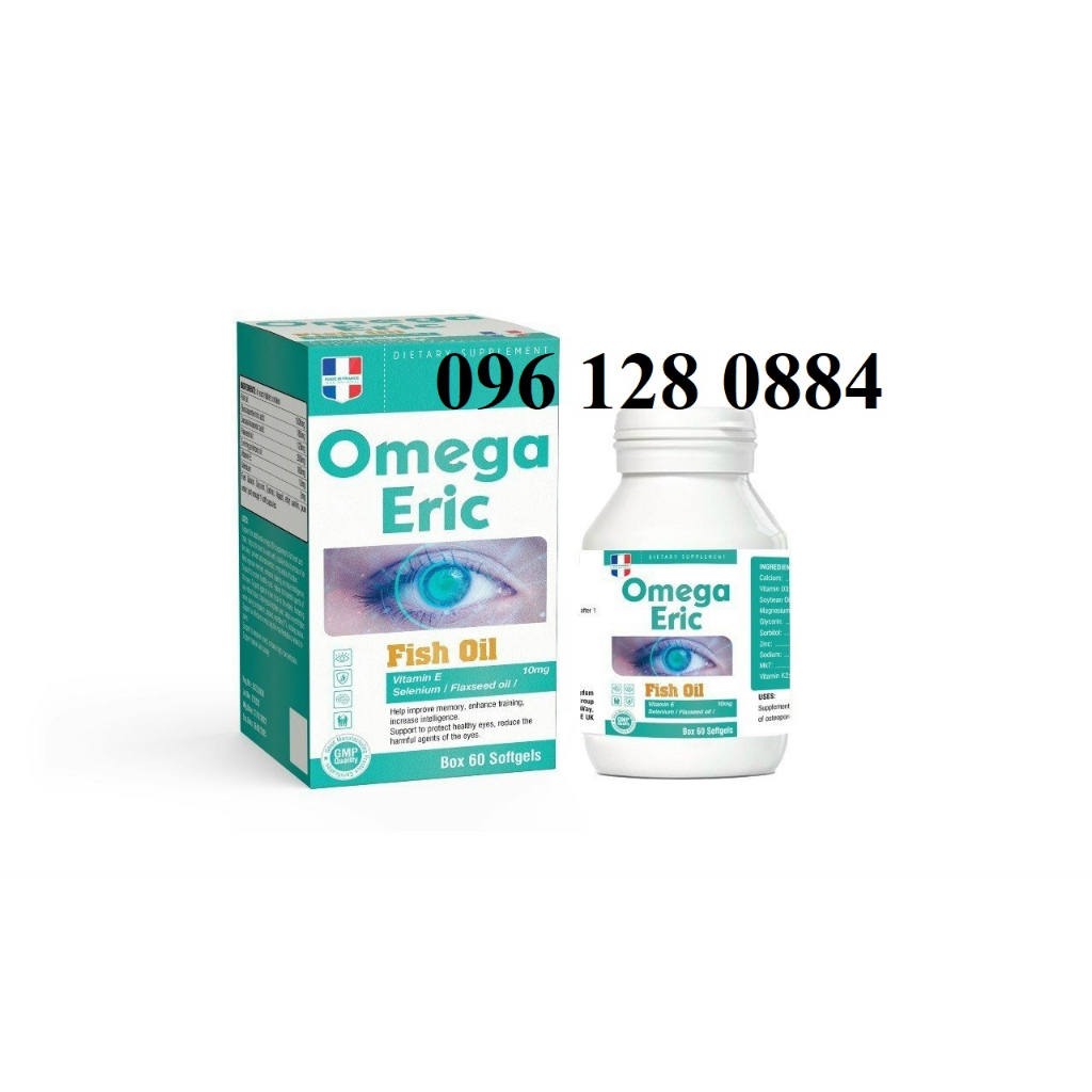OMEGA ERIC - HỖ TRỢ TIM MẠCH VÀ NÃO BỘ, GIÚP CẢI THIỆN TRÍ NHỚ, TĂNG TRÍ THÔNG MINH