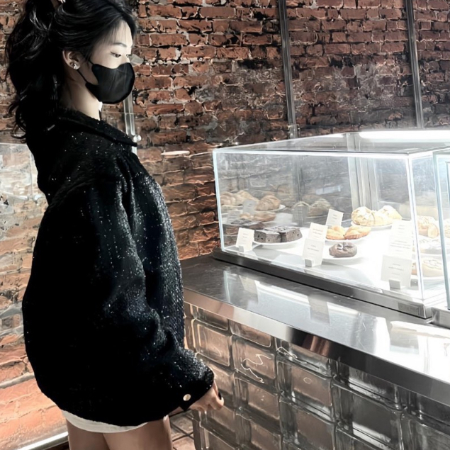 Áo Khoác Thome Bản kim tuyến Cúc đồng cao cấp NeWW 2023