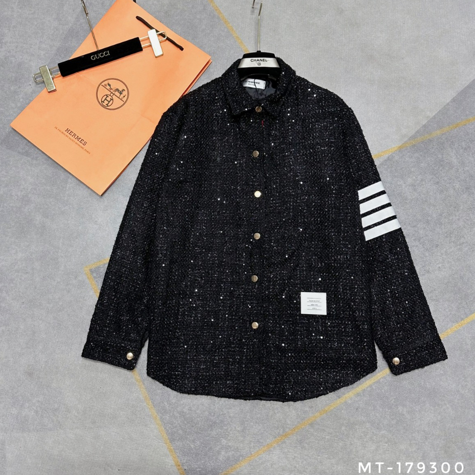 Áo Khoác Thome Bản kim tuyến Cúc đồng cao cấp NeWW 2023