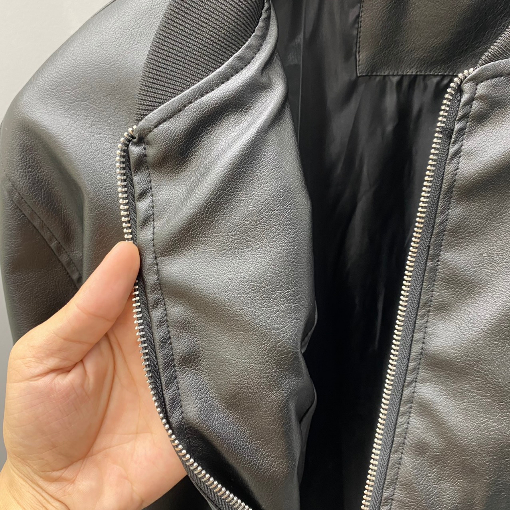 Áo Khoác Da trơn Hàng QC cao cấp 6 tháng Bao lỗi 1 đổi 1