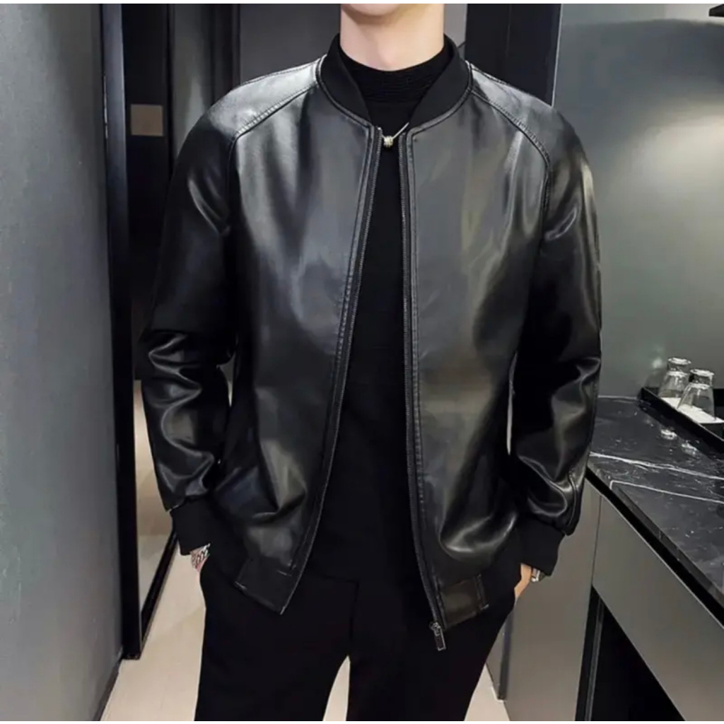 Áo Khoác Da trơn Hàng QC cao cấp 6 tháng Bao lỗi 1 đổi 1