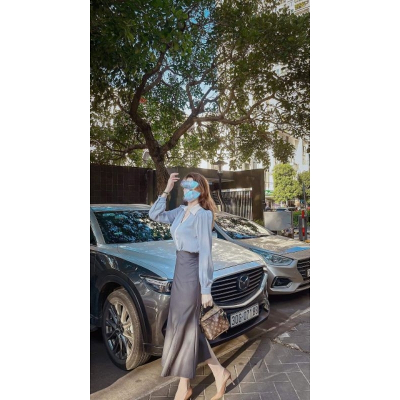 Áo sơ mi dài tay phối Z..N sang xịn.