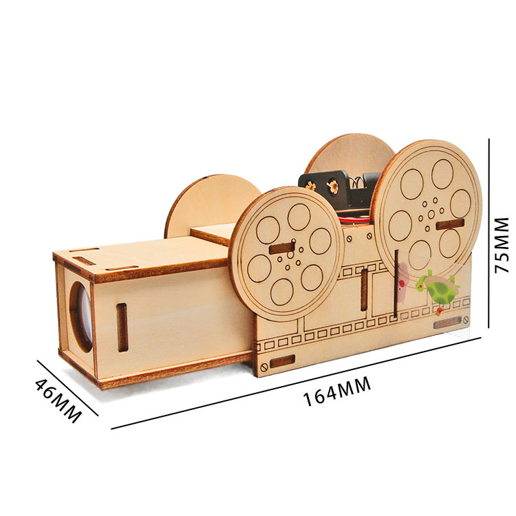 Stem steam Đồ chơi trẻ em Lắp Ráp Mô Hình Máy Chiếu Trượt Giáo Dục Khoa Học Cho Bé DIY