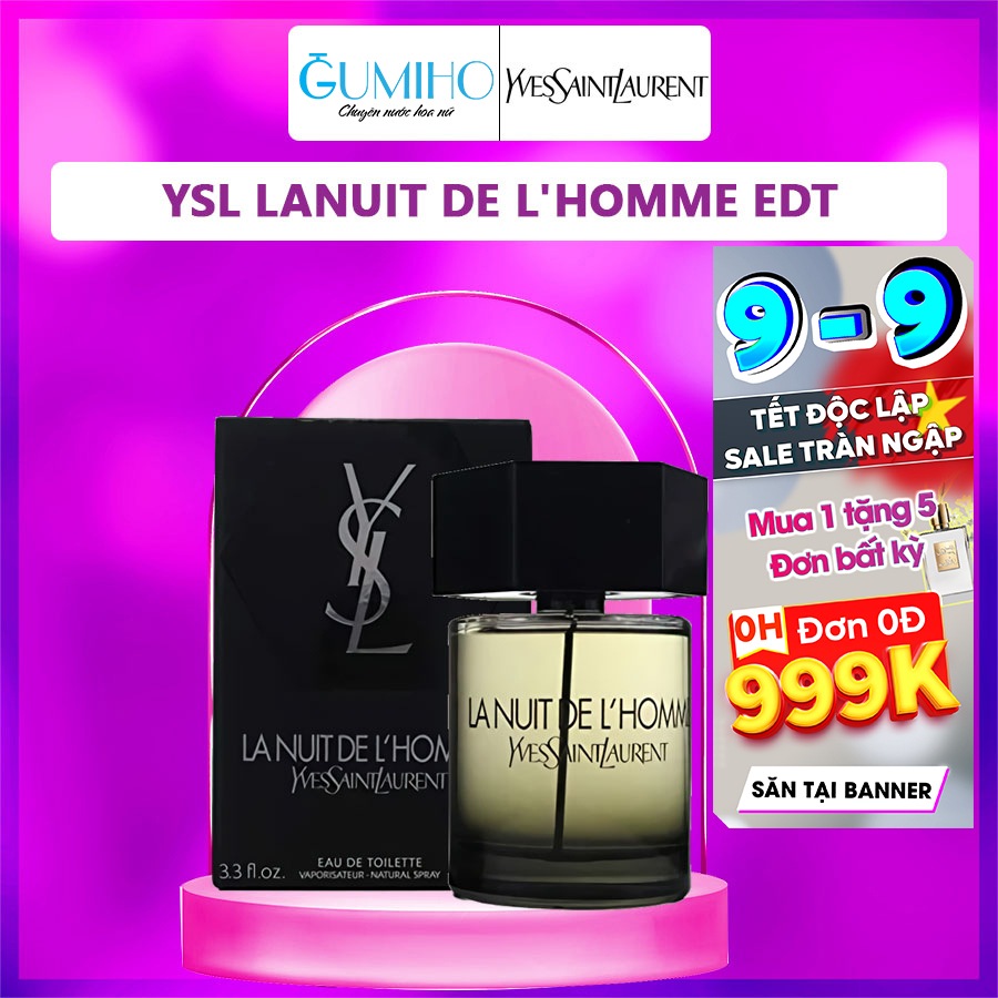Nước Hoa Nam Lanuit De L'homme EDT Quyến Rũ Gã Điển Trai Tốn Gái - Gumiho Perfume