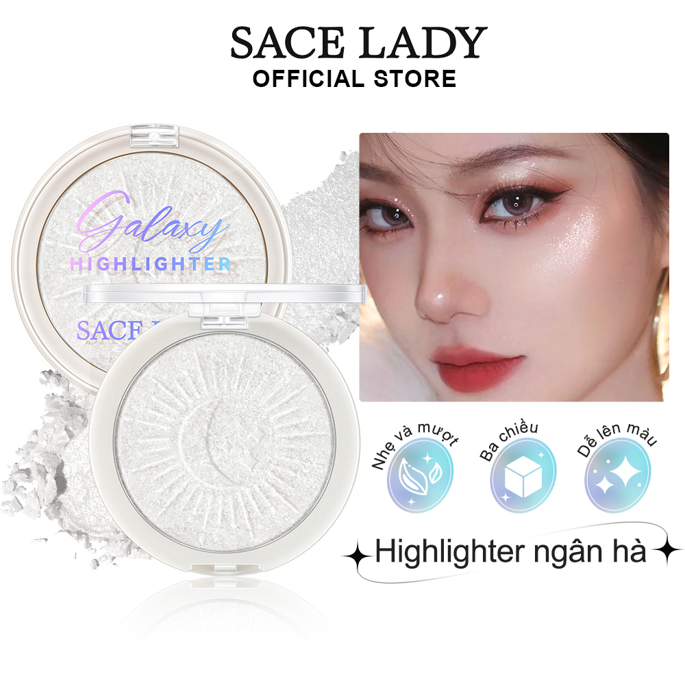 [Hàng mới về] Phấn Bắt Sáng Trang Điểm Nổi Bật SACE LADY tạo hiệu ứng lấp lánh nổi bật ở bửa tiệc 6g