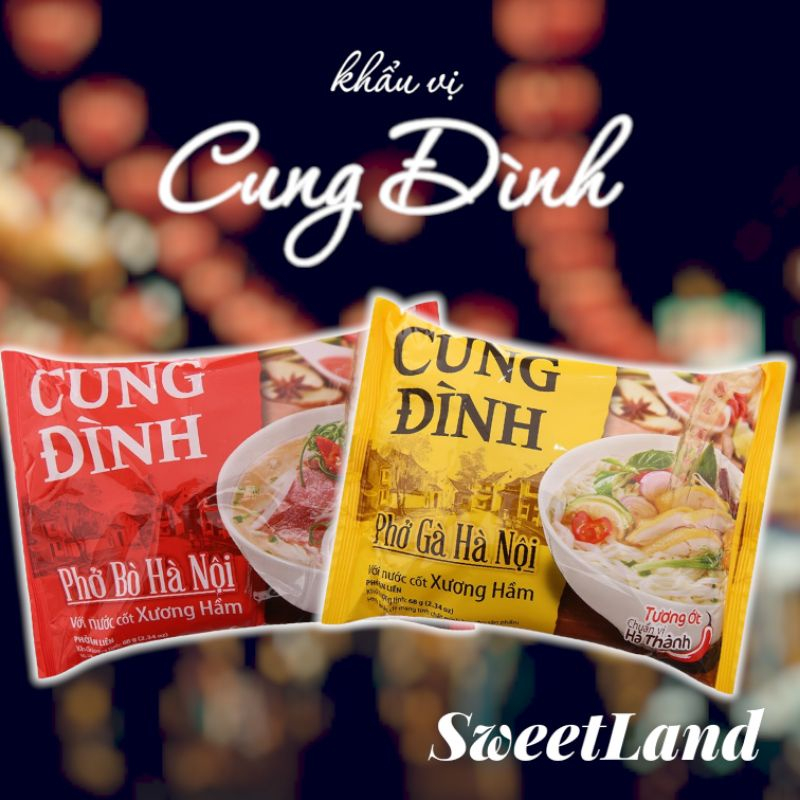 Phở cung đình hà nội vị gà, bò