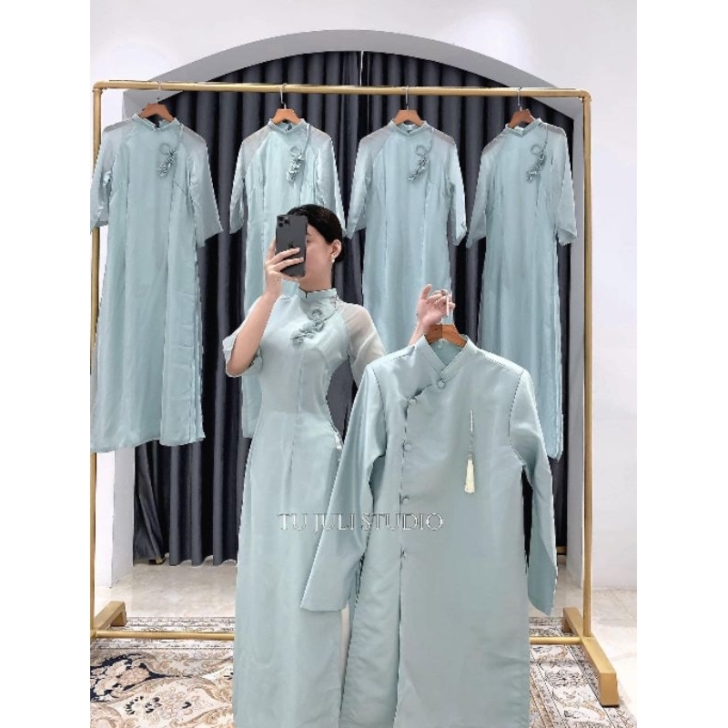 Cho thuê áo dài bưng quả đồng giá 90k